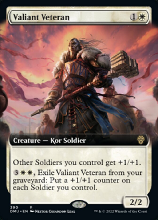 Valiant Veteran (Extended Art) [Dominaria United] | Black Swamp Games