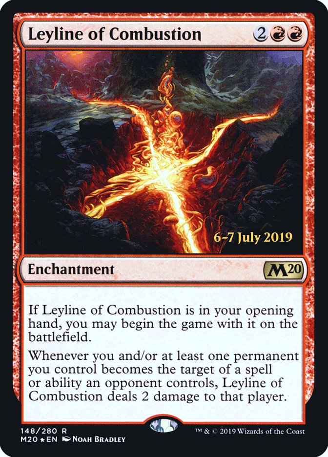 Leyline of Combustion [Core Set 2020 Prerelease Promos] | Black Swamp Games