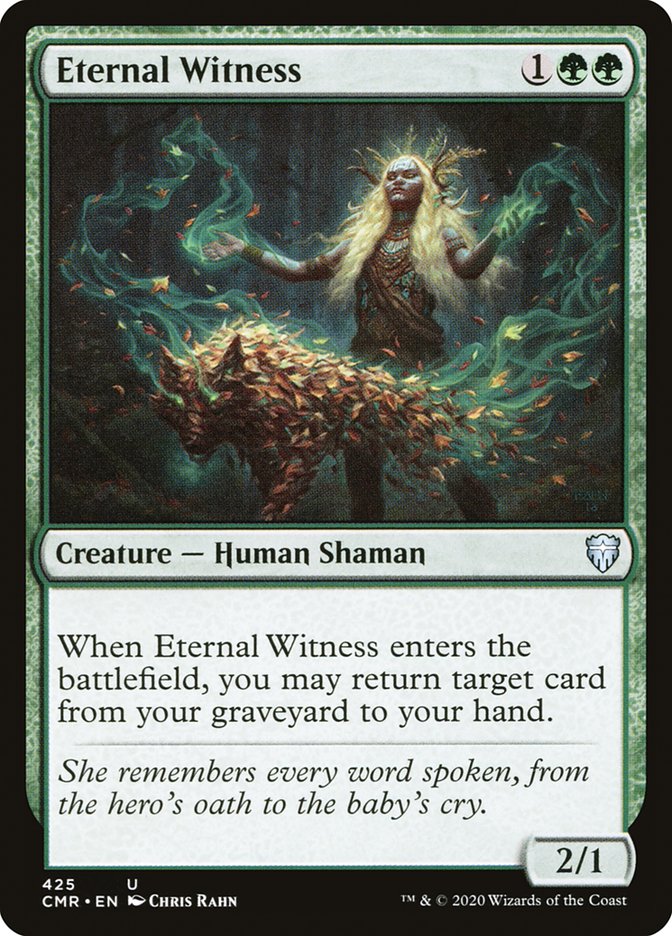 Eternal Witness [Commander Legends] | Black Swamp Games