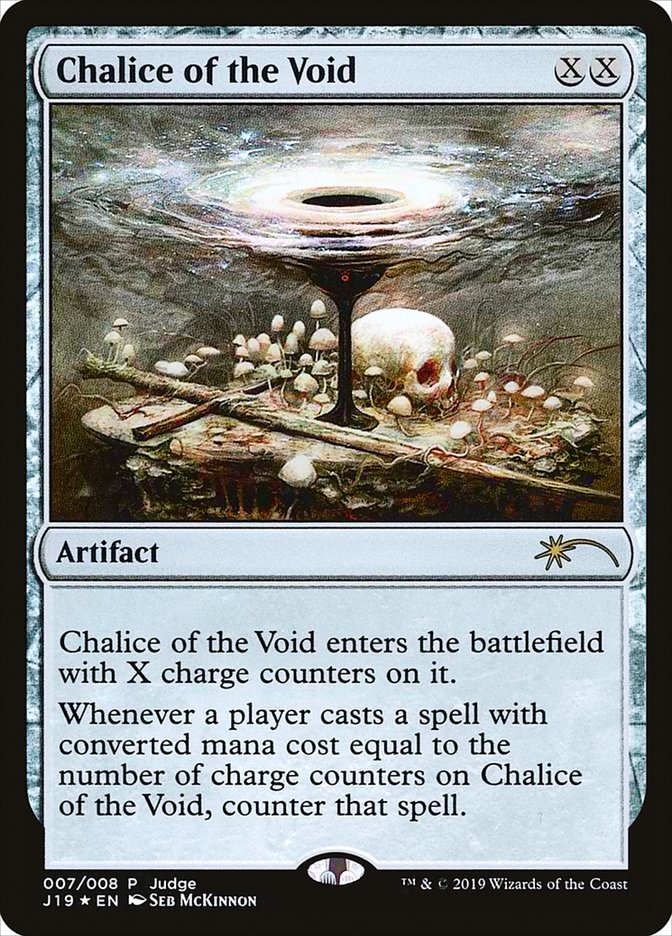 Chalice of the Void [Judge Gift Cards 2019] | Black Swamp Games