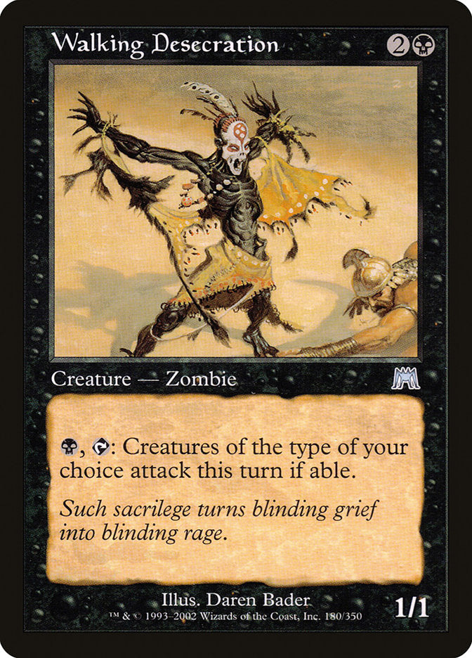 Walking Desecration [Onslaught] | Black Swamp Games