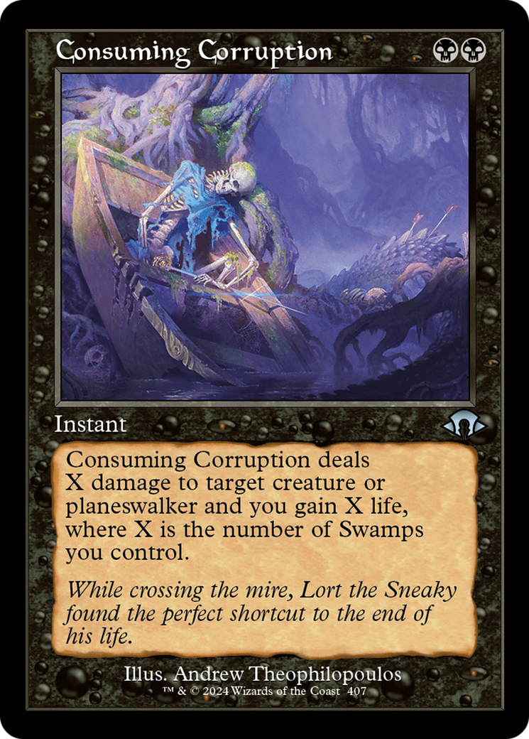 Consuming Corruption (Retro) [Modern Horizons 3] | Black Swamp Games