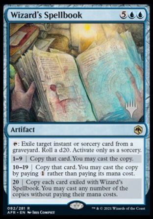 Wizard's Spellbook (Promo Pack) [Dungeons & Dragons: Adventures in the Forgotten Realms Promos] | Black Swamp Games