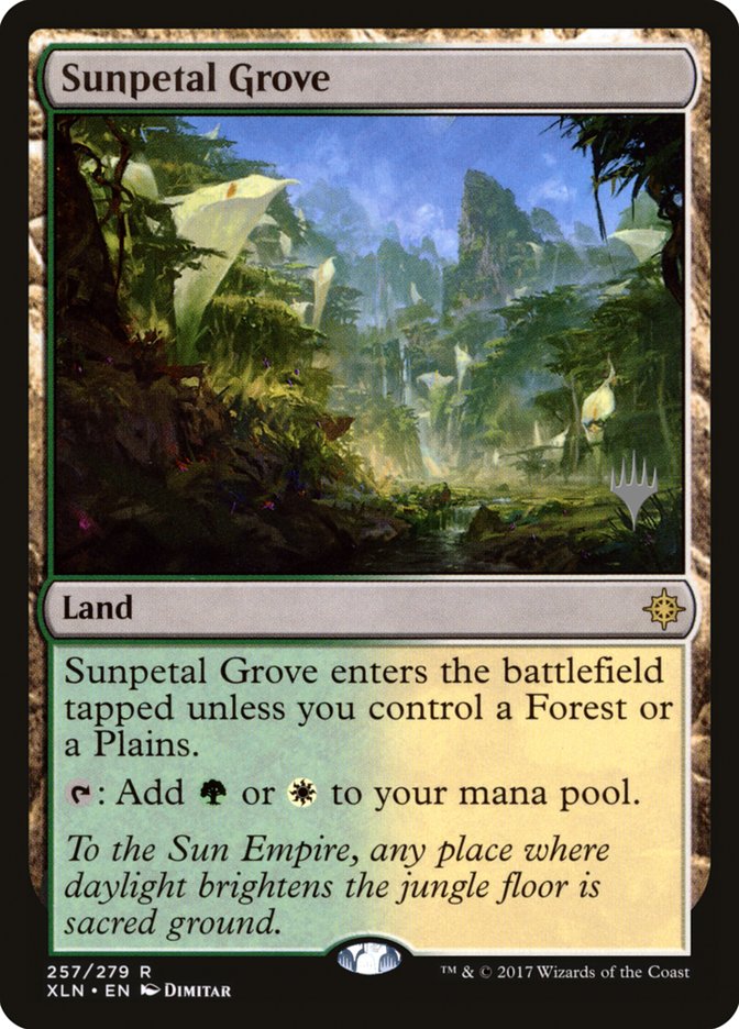 Sunpetal Grove (Promo Pack) [Ixalan Promos] | Black Swamp Games