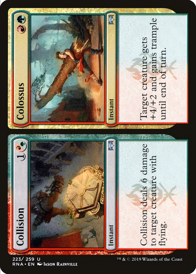 Collision // Colossus [Ravnica Allegiance] | Black Swamp Games