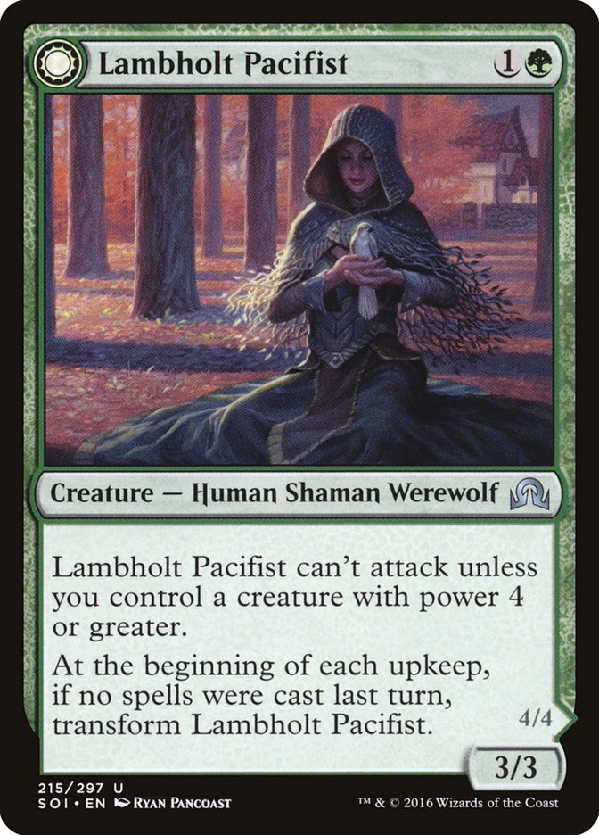 Lambholt Pacifist // Lambholt Butcher [Shadows over Innistrad] | Black Swamp Games