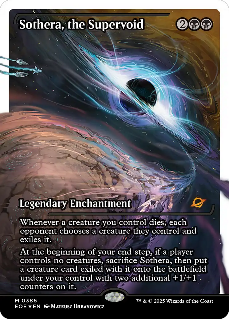Sothera, the Supervoid (Fracture Foil) [Edge of Eternities] | Black Swamp Games