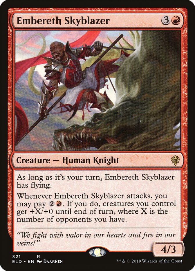 Embereth Skyblazer [Throne of Eldraine] | Black Swamp Games