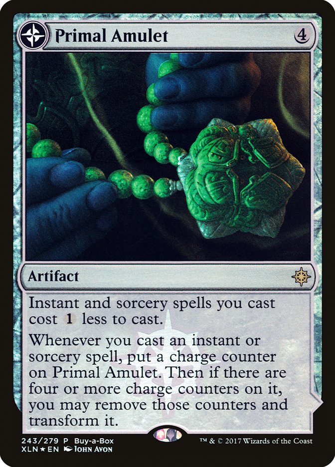 Primal Amulet // Primal Wellspring (Buy-A-Box) [Ixalan Treasure Chest] | Black Swamp Games