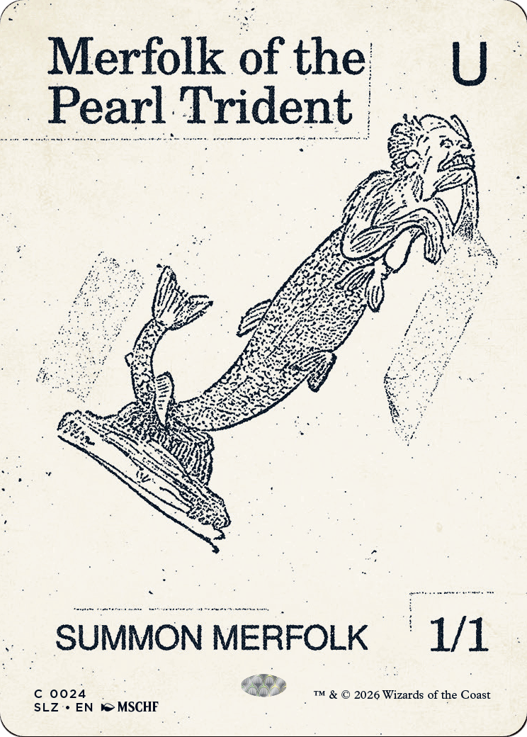 Merfolk of the Pearl Trident (0024) [Secret Lair x MSCHF: The Zeta Set] | Black Swamp Games