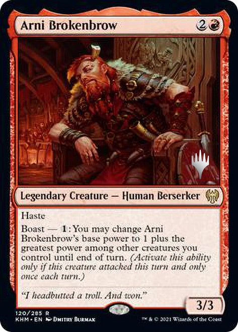 Arni Brokenbrow (Promo Pack) [Kaldheim Promos] | Black Swamp Games