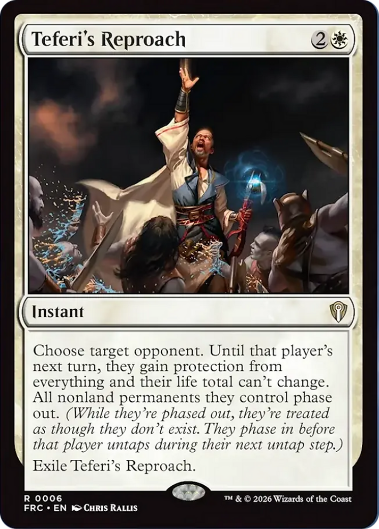 Teferi's Reproach [Reality Fracture Commander] | Black Swamp Games