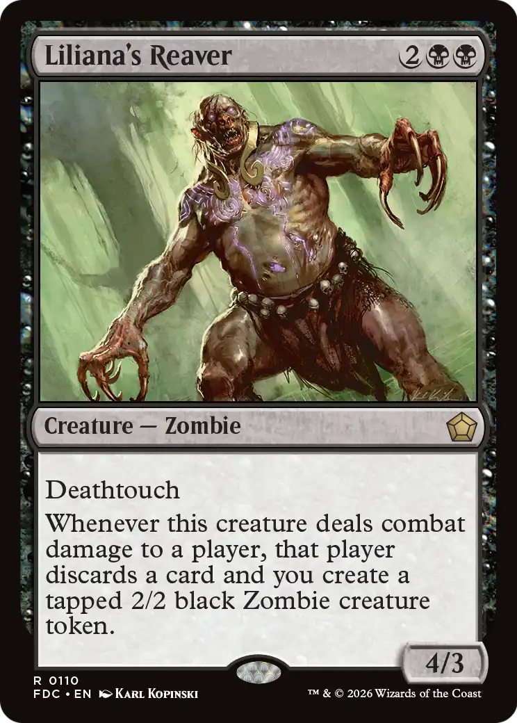 Liliana's Reaver [Foundations Commander] | Black Swamp Games