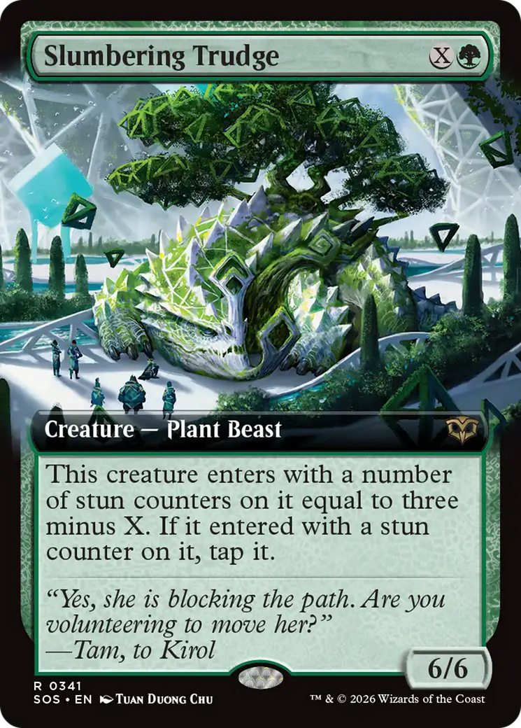 Slumbering Trudge (Extended Art) [Secrets of Strixhaven] | Black Swamp Games