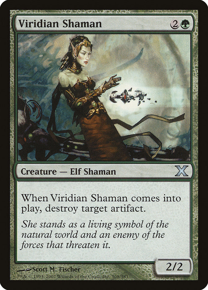 Viridian Shaman [Tenth Edition] | Black Swamp Games