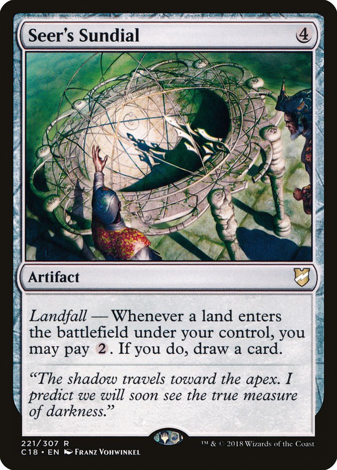 Seer's Sundial [Commander 2018] | Black Swamp Games