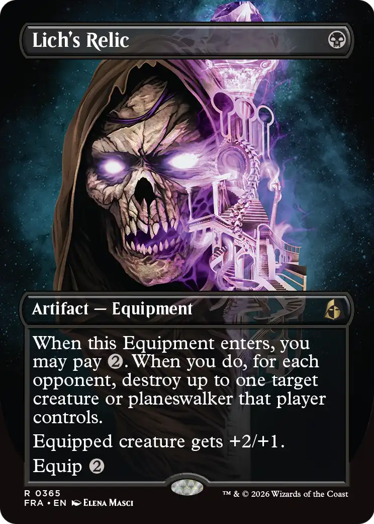 Lich's Relic (Borderless) [Reality Fracture] | Black Swamp Games