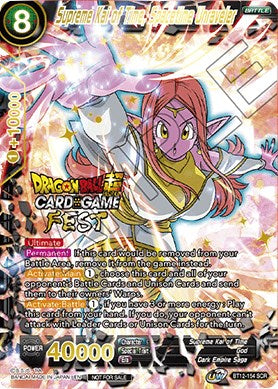 Supreme Kai of Time, Spacetime Unraveler (Card Game Fest 2022) (BT12-154) [Tournament Promotion Cards] | Black Swamp Games