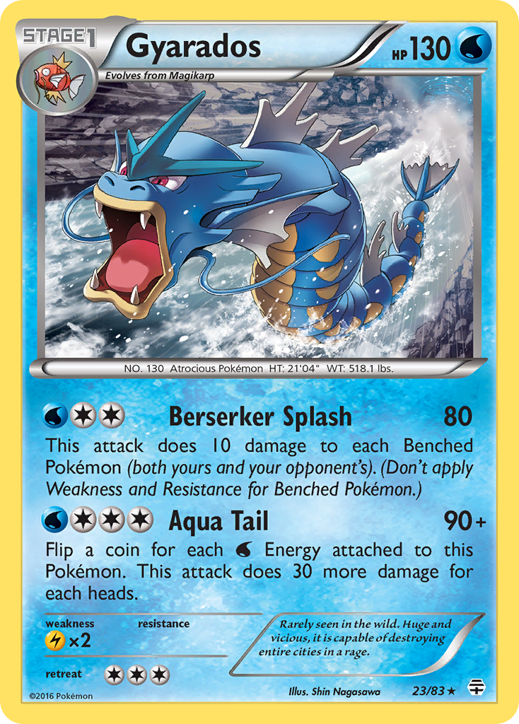Gyarados (23/83) [XY: Generations] | Black Swamp Games