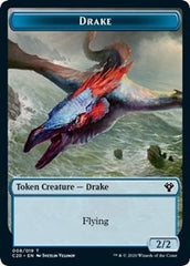 Drake // Goblin Warrior Double-Sided Token [Commander 2020 Tokens] | Black Swamp Games