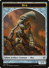 Myr // Bird (002) Double-Sided Token [Commander 2016 Tokens] | Black Swamp Games