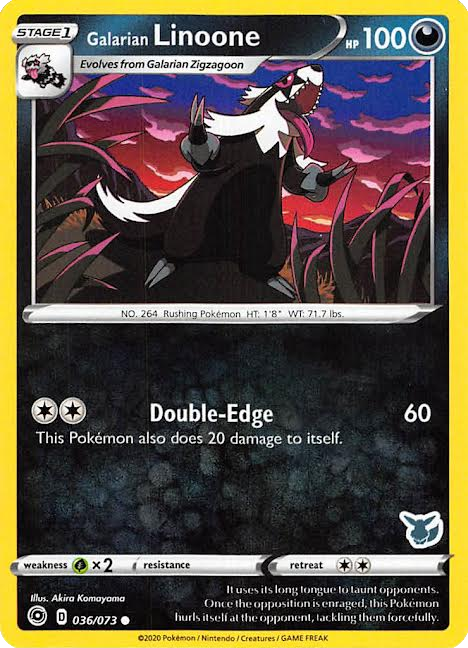 Galarian Linoone (036/073) (Eevee Deck) [Battle Academy 2022] | Black Swamp Games