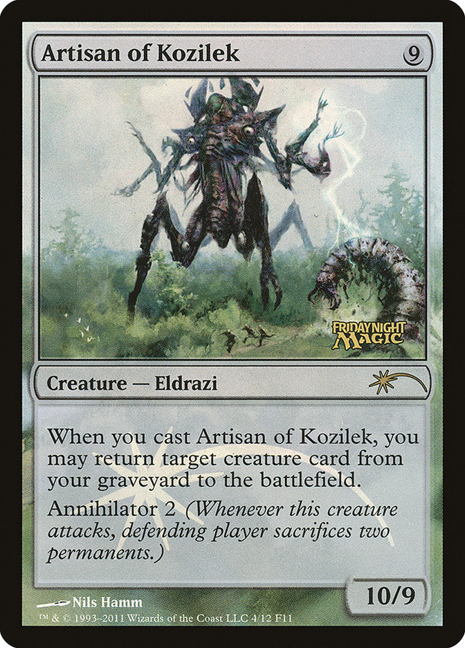 Artisan of Kozilek [Friday Night Magic 2011] | Black Swamp Games