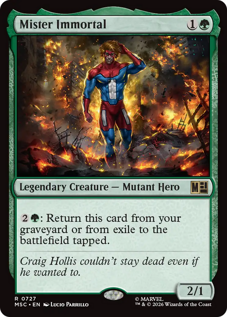 Mister Immortal [Marvel Super Heroes Commander] | Black Swamp Games