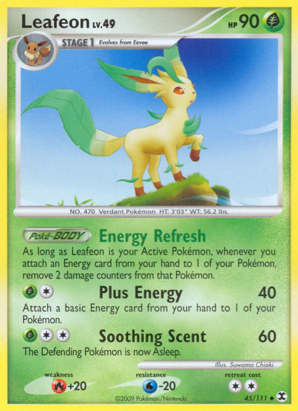 Leafeon (45/111) [Platinum: Rising Rivals] | Black Swamp Games