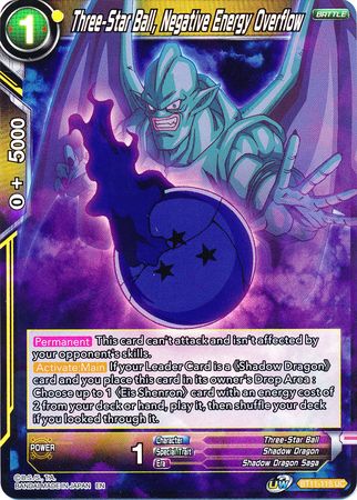 Three-Star Ball, Negative Energy Overflow (BT11-115) [Vermilion Bloodline] | Black Swamp Games