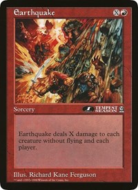 Earthquake (Oversized) [Oversize Cards] | Black Swamp Games