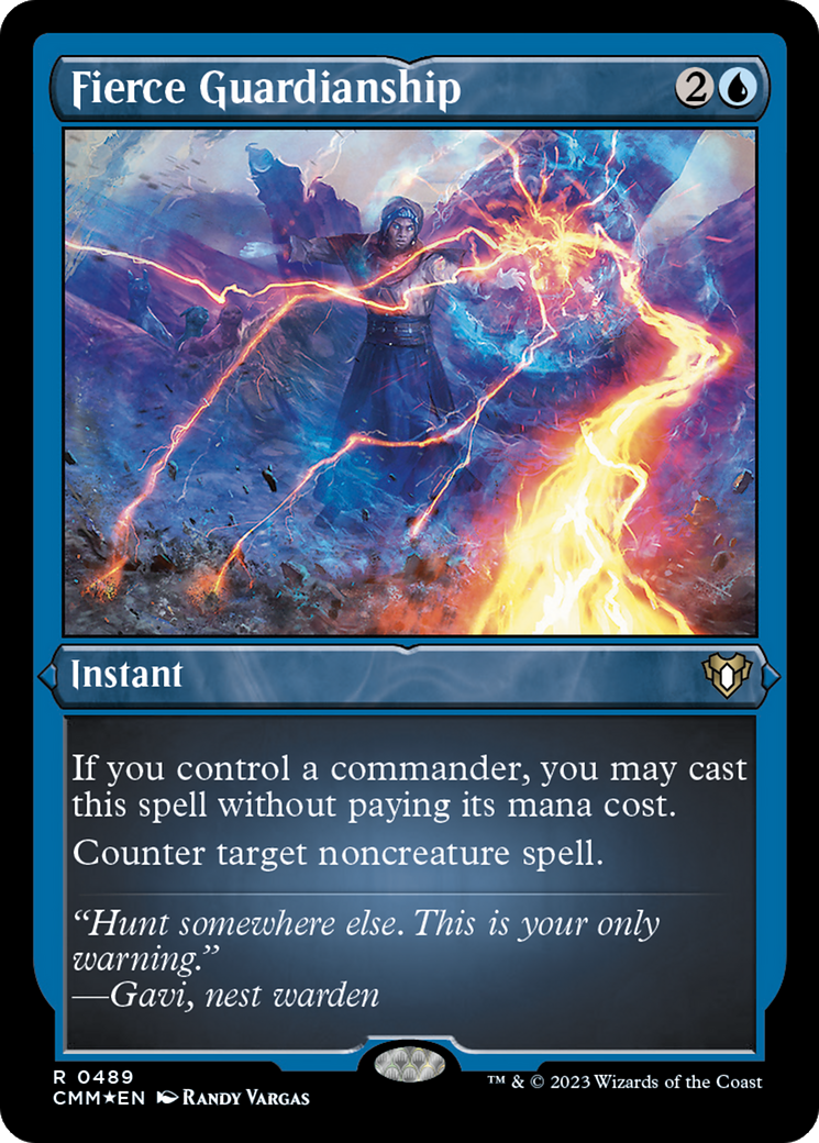 Fierce Guardianship (Foil Etched) [Commander Masters] | Black Swamp Games