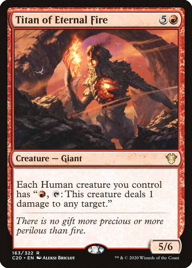 Titan of Eternal Fire [Commander 2020] | Black Swamp Games