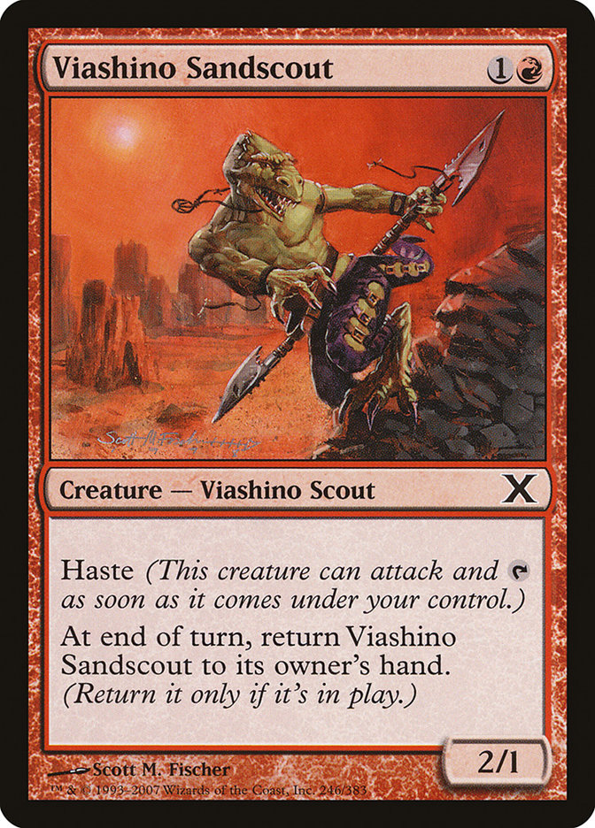 Viashino Sandscout [Tenth Edition] | Black Swamp Games