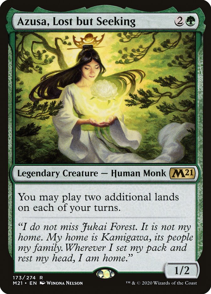 Azusa, Lost but Seeking [Core Set 2021] | Black Swamp Games