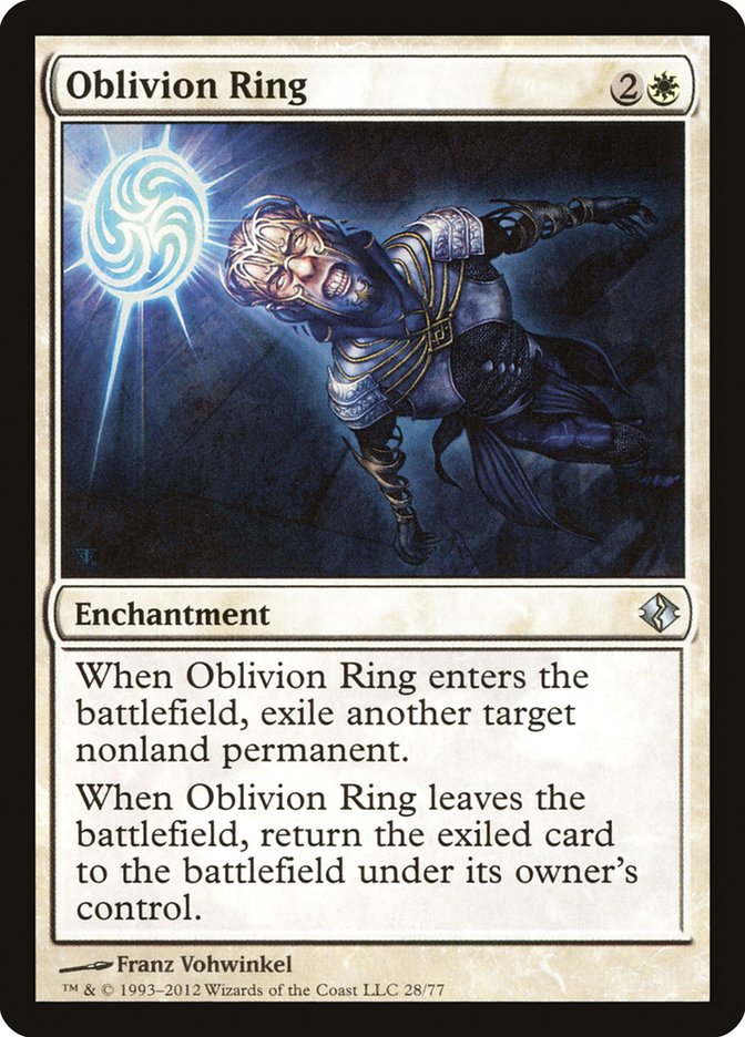 Oblivion Ring [Duel Decks: Venser vs. Koth] | Black Swamp Games