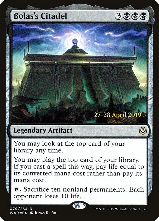 Bolas's Citadel [War of the Spark Prerelease Promos] | Black Swamp Games