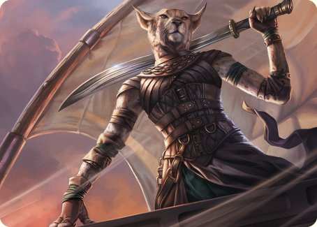 Mirri, Weatherlight Duelist Art Card [Commander Masters Art Series] | Black Swamp Games