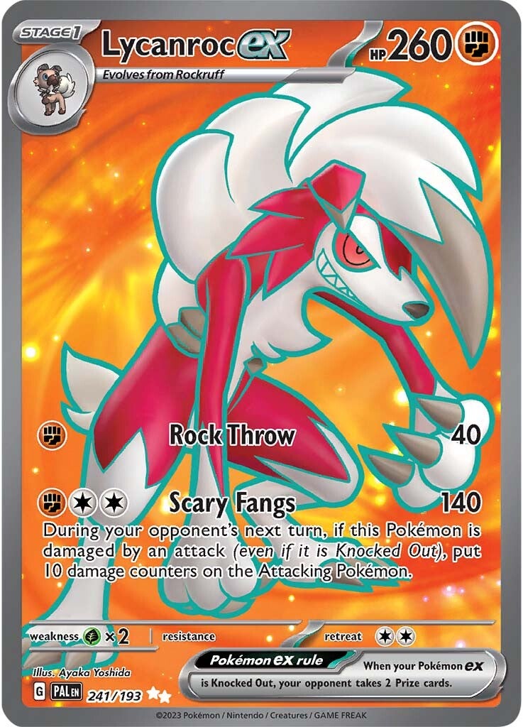 Lycanroc ex (241/193) [Scarlet & Violet: Paldea Evolved] | Black Swamp Games