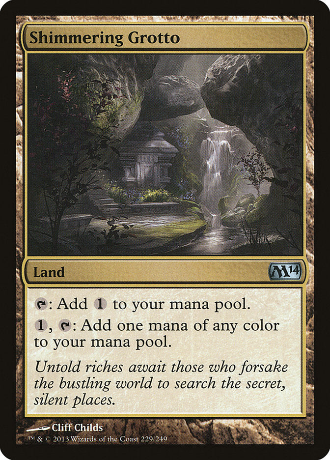 Shimmering Grotto [Magic 2014] | Black Swamp Games