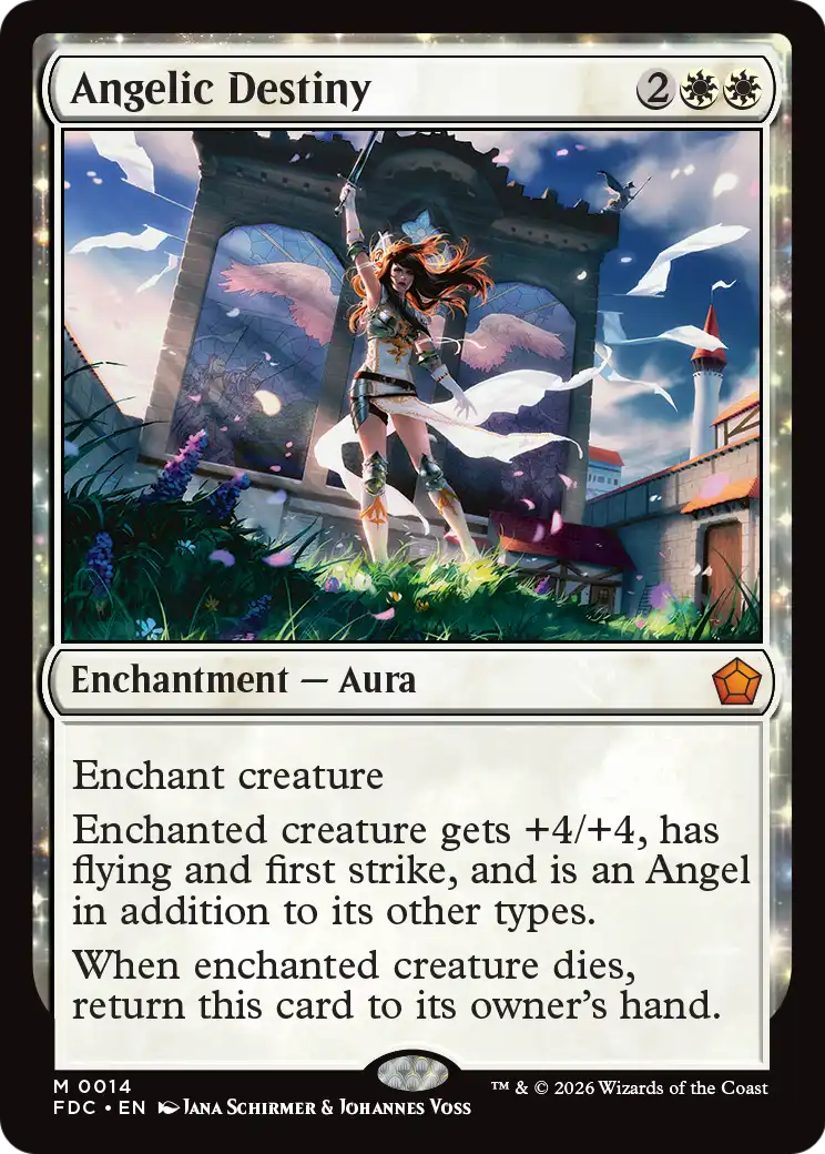 Angelic Destiny [Foundations Commander] | Black Swamp Games