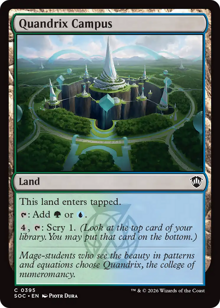 Quandrix Campus [Secrets of Strixhaven Commander] | Black Swamp Games