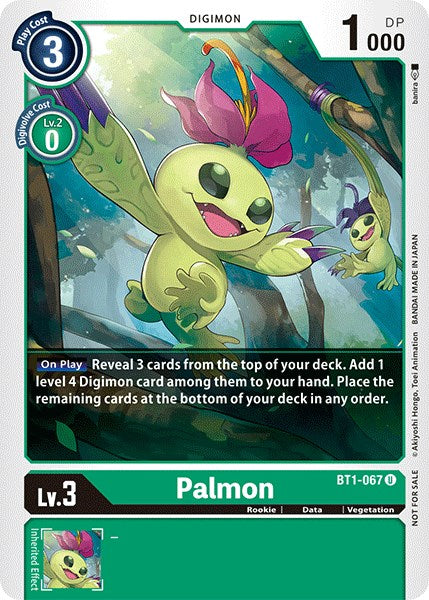 Palmon [BT1-067] (Official Tournament Pack Vol.3) [Release Special Booster Promos] | Black Swamp Games