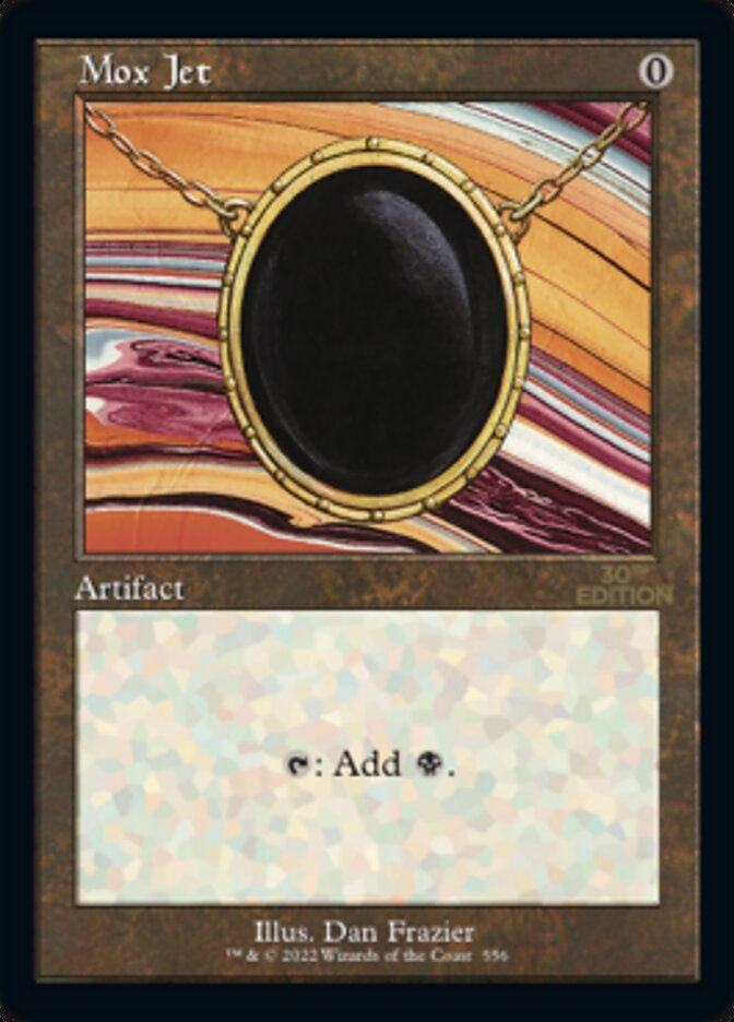 Mox Jet (Retro) [30th Anniversary Edition] | Black Swamp Games