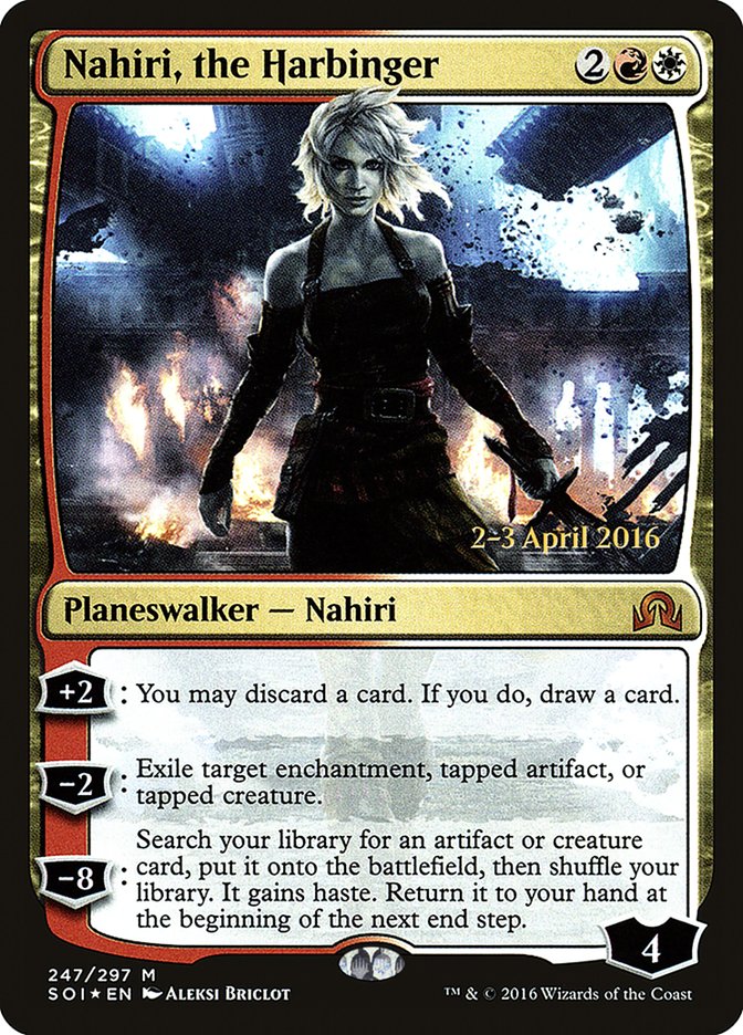 Nahiri, the Harbinger [Shadows over Innistrad Prerelease Promos] | Black Swamp Games