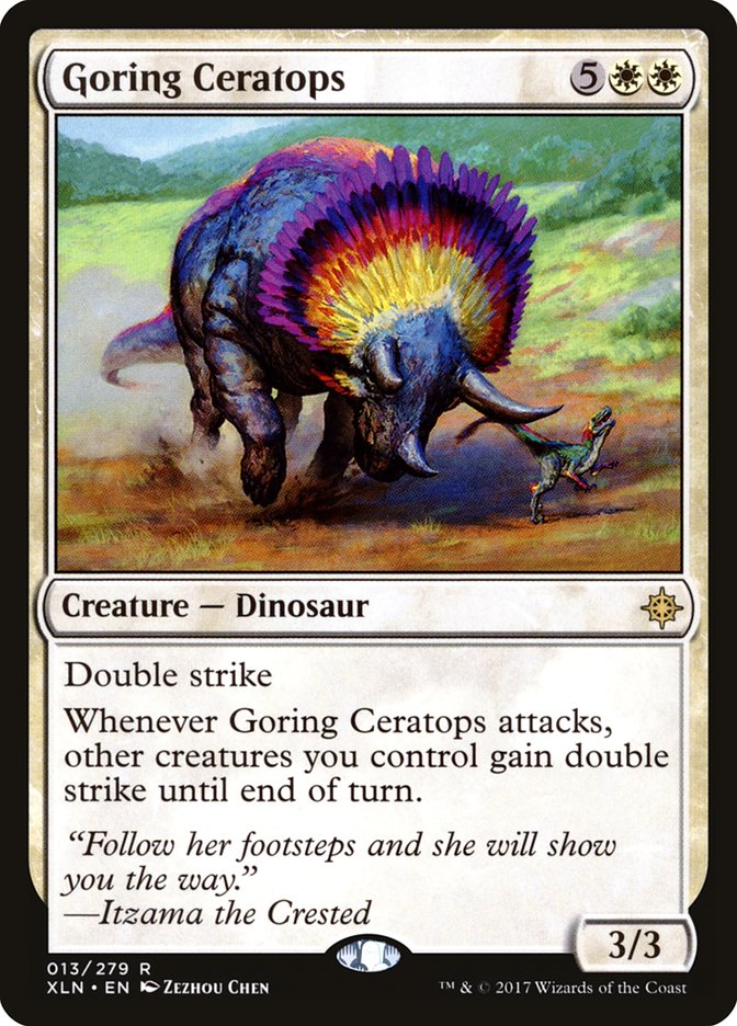 Goring Ceratops [Ixalan] | Black Swamp Games