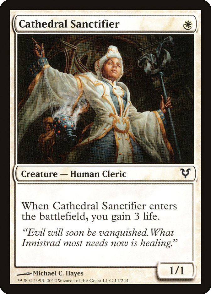 Cathedral Sanctifier [Avacyn Restored] | Black Swamp Games
