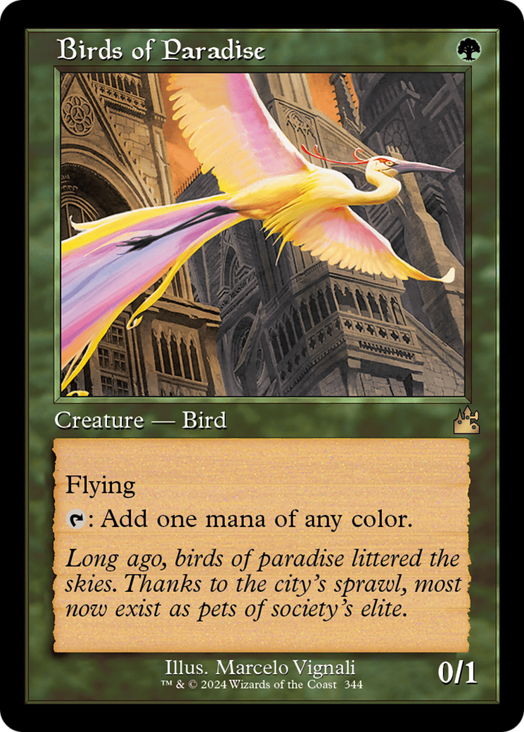 Birds of Paradise (Retro) [Ravnica Remastered] | Black Swamp Games