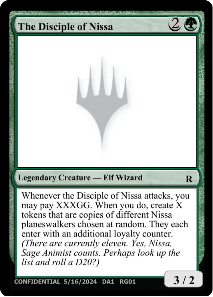 The Disciple of Nissa [Unknown Event] | Black Swamp Games
