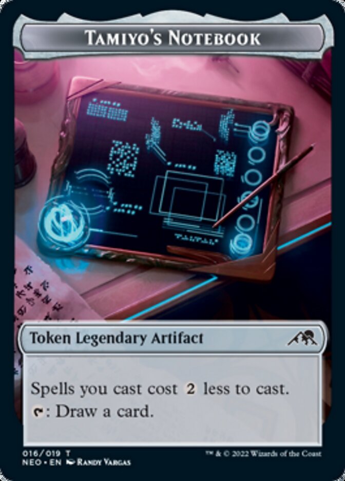 Tamiyo's Notebook Token [Kamigawa: Neon Dynasty Tokens] | Black Swamp Games